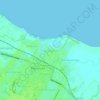 Mapa topográfico Ngemplakrejo, altitude, relevo