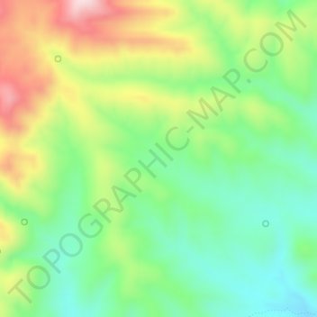 Mapa topográfico Benton Tank, altitude, relevo