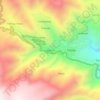 Mapa topográfico Mayura, altitude, relevo