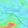 Mapa topográfico Op Jetzig, altitude, relevo