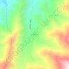 Mapa topográfico La Primicia, altitude, relevo