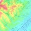 Mapa topográfico Saltara, altitude, relevo