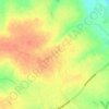 Mapa topográfico Daffy Green, altitude, relevo