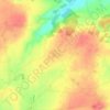 Mapa topográfico Lindbjerg, altitude, relevo