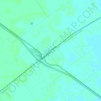 Mapa topográfico Placedo, altitude, relevo