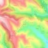 Mapa topográfico Vilargoíde, altitude, relevo
