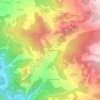 Mapa topográfico Castelcanafurone, altitude, relevo