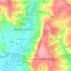 Mapa topográfico Halmond's Frome, altitude, relevo