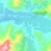 Mapa topográfico El Tambo, altitude, relevo