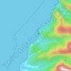 Mapa topográfico Anse Couleuvre, altitude, relevo