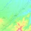 Mapa topográfico Piedras, altitude, relevo