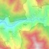 Mapa topográfico Waiwai, altitude, relevo