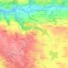 Mapa topográfico Keradennec, altitude, relevo