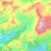 Mapa topográfico Bise, altitude, relevo