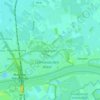 Mapa topográfico Neerijnen, altitude, relevo