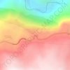 Mapa topográfico Mirador Cruz del Condor, altitude, relevo