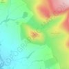 Mapa topográfico Dufton Pike, altitude, relevo