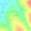 Mapa topográfico Maria Teresa, altitude, relevo