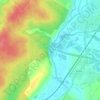 Mapa topográfico Vers Saint-Anne, altitude, relevo