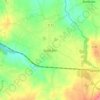 Mapa topográfico Saint-Eloi, altitude, relevo