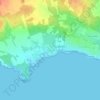 Mapa topográfico Son Bieló, altitude, relevo