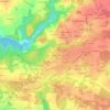 Mapa topográfico Kerfrançois, altitude, relevo