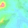 Mapa topográfico Santa Sofía, altitude, relevo