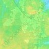 Mapa topográfico Les Écarts, altitude, relevo