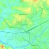 Mapa topográfico Melepuram, altitude, relevo