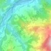 Mapa topográfico San Rocco, altitude, relevo