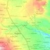Mapa topográfico Poncol, altitude, relevo