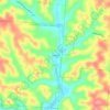 Mapa topográfico Orbiston, altitude, relevo