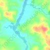 Mapa topográfico Passo Novo, altitude, relevo