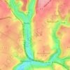 Mapa topográfico Le Petit Catillon, altitude, relevo