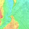 Mapa topográfico Manjo-Gazans, altitude, relevo