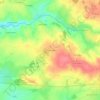Mapa topográfico Le Plessis l'Amiral, altitude, relevo