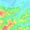 Mapa topográfico Salvarano, altitude, relevo