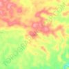 Mapa topográfico Cibanten, altitude, relevo