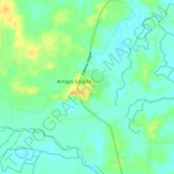 Mapa topográfico Payita, altitude, relevo