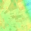 Mapa topográfico Hondsrug, altitude, relevo