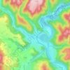Mapa topográfico Vorey-sur-Arzon, altitude, relevo