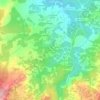 Mapa topográfico Anxeriz, altitude, relevo