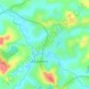 Mapa topográfico Akon, altitude, relevo