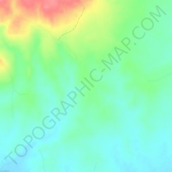 Mapa topográfico Retiro, altitude, relevo