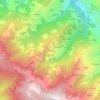 Mapa topográfico Jobar, altitude, relevo