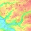 Mapa topográfico Brouillard, altitude, relevo