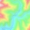 Mapa topográfico Junta de Valeriano, altitude, relevo