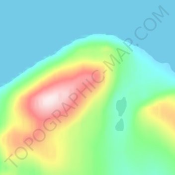 Mapa topográfico Cape Hecla, altitude, relevo