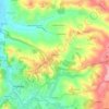 Mapa topográfico Boavista, altitude, relevo