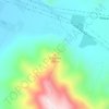Mapa topográfico El Peñón, altitude, relevo